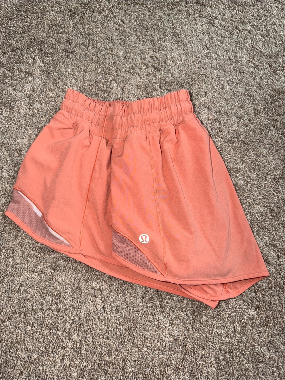 Lululemon Hotty Hot Shorts pink/orange color 6